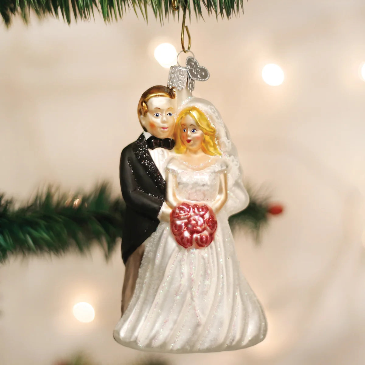 Bride and Groom Ornament from Old World Christmas