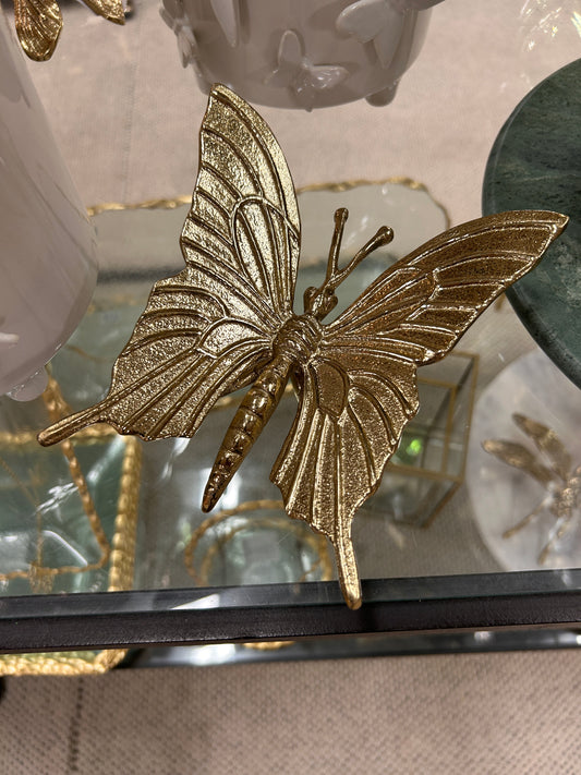 Two's Company Gold Flora and Fauna Nature Decor