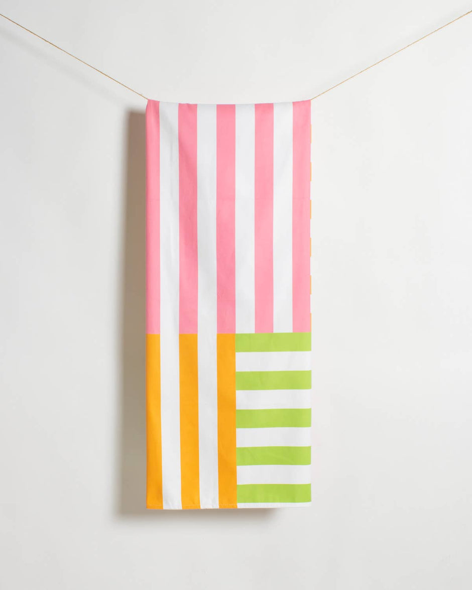 The Royal Standard - Freeport Stripe Giant Beach Towel Multi 40x70
