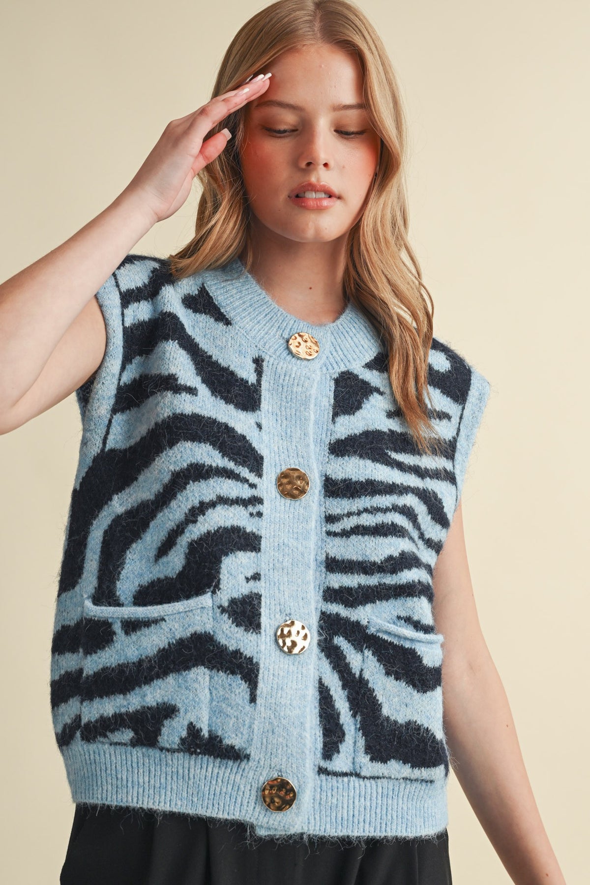 Eye Of The Tiger Sweater Vest