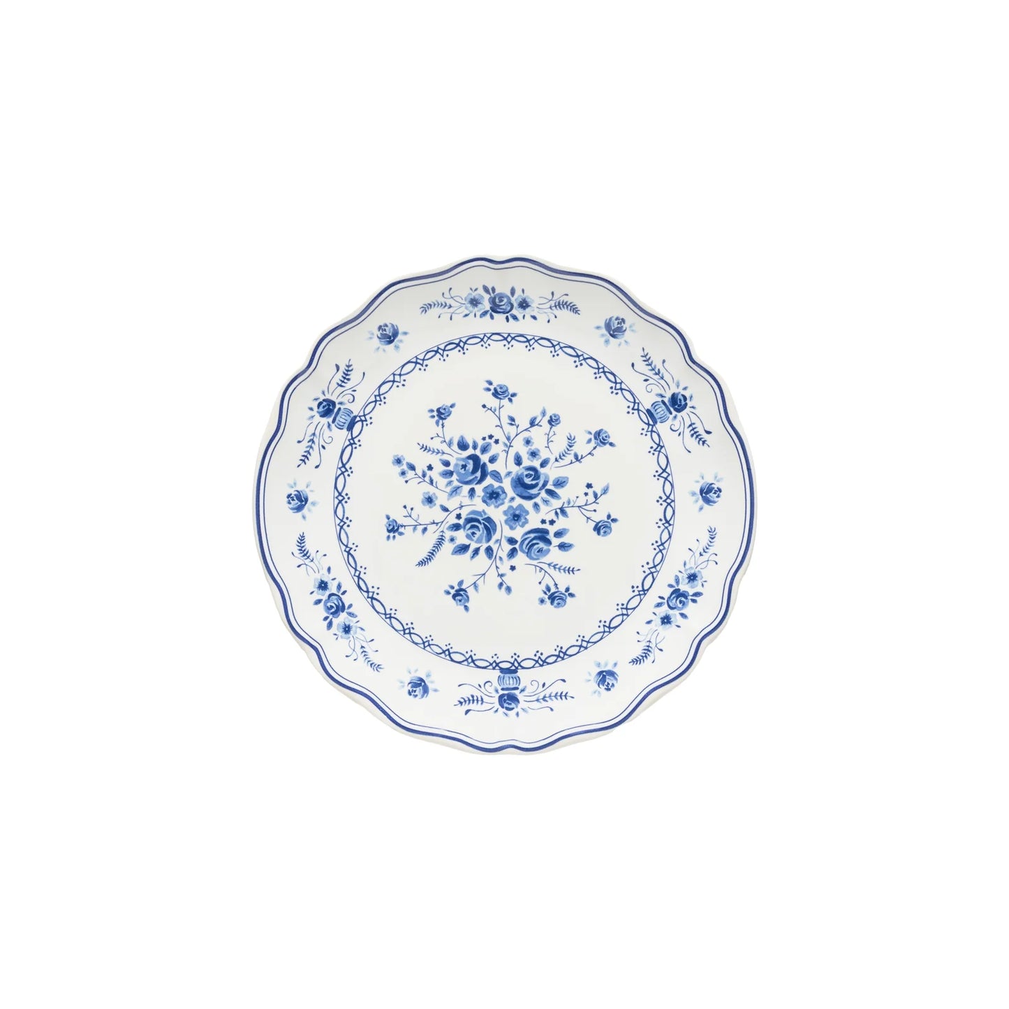 Costa Nova "Vila" Blue & White Salad Plate