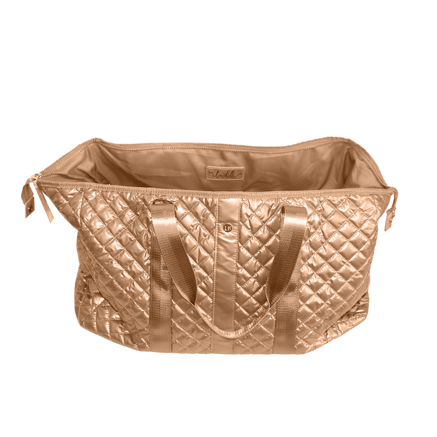 Lemonbella - Lemonbella Copper Diamond Weekender Duffle Travel Bag 3/1