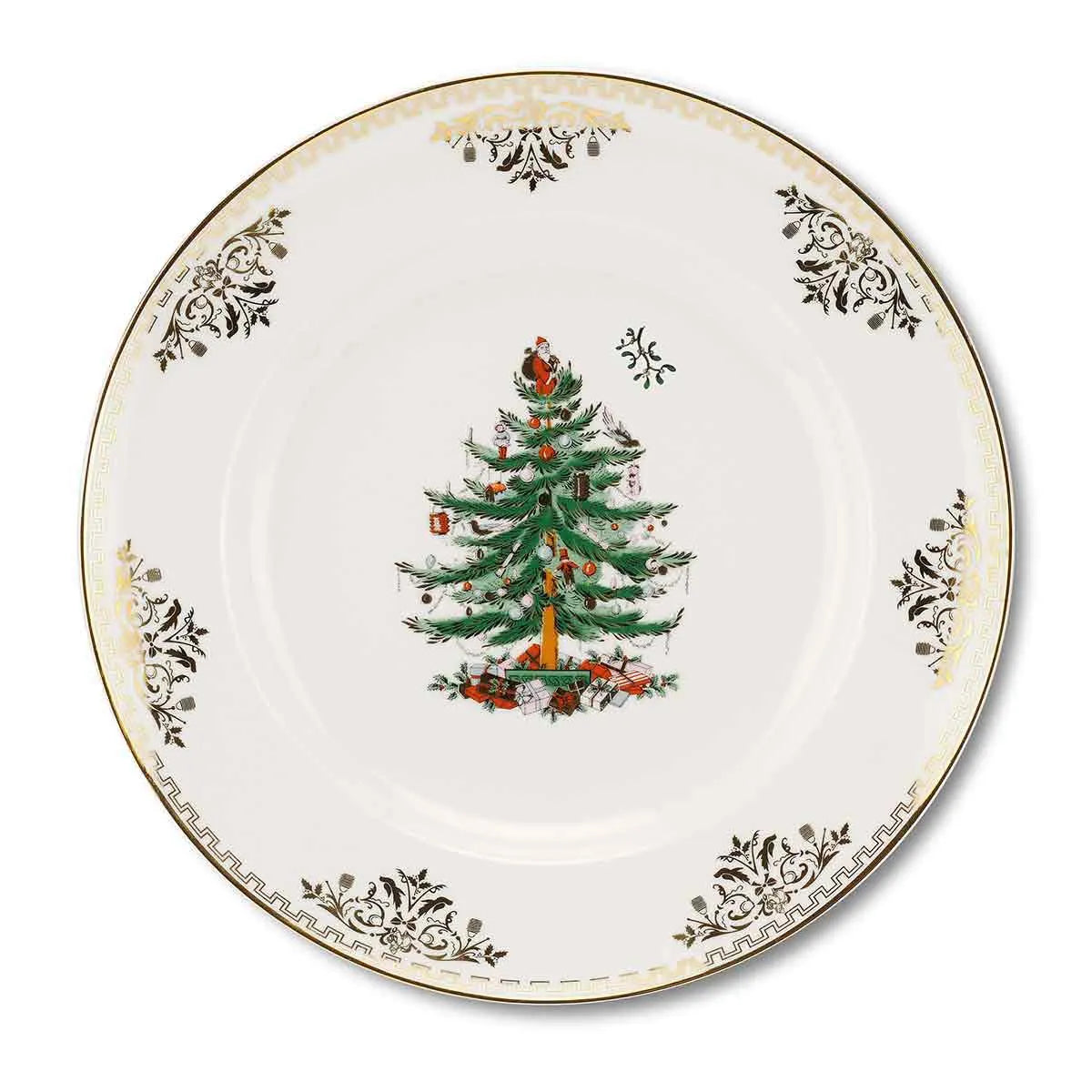 Spode "Gold Christmas Tree" Dinner Plate