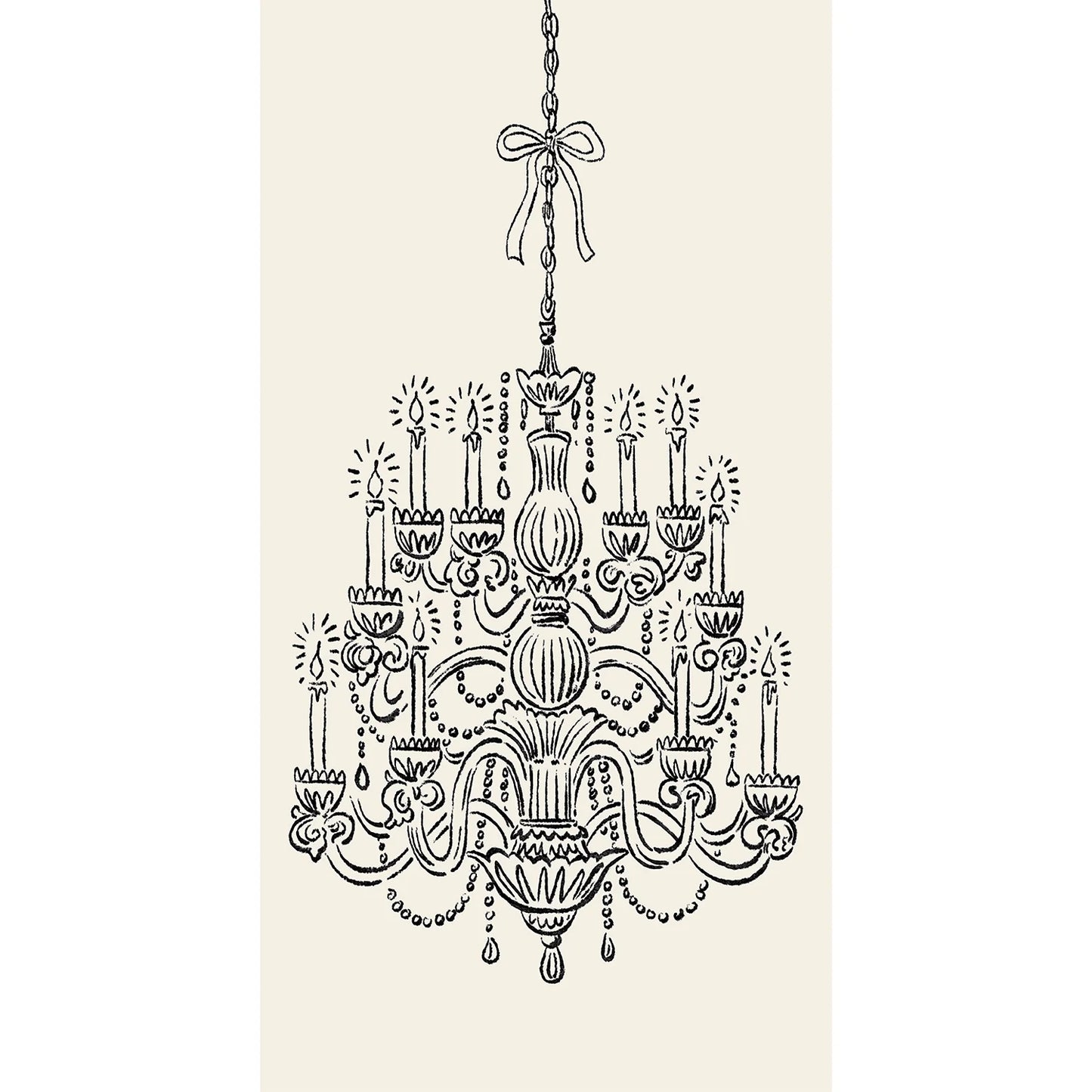 Hester & Cook Chandelier Guest Napkins