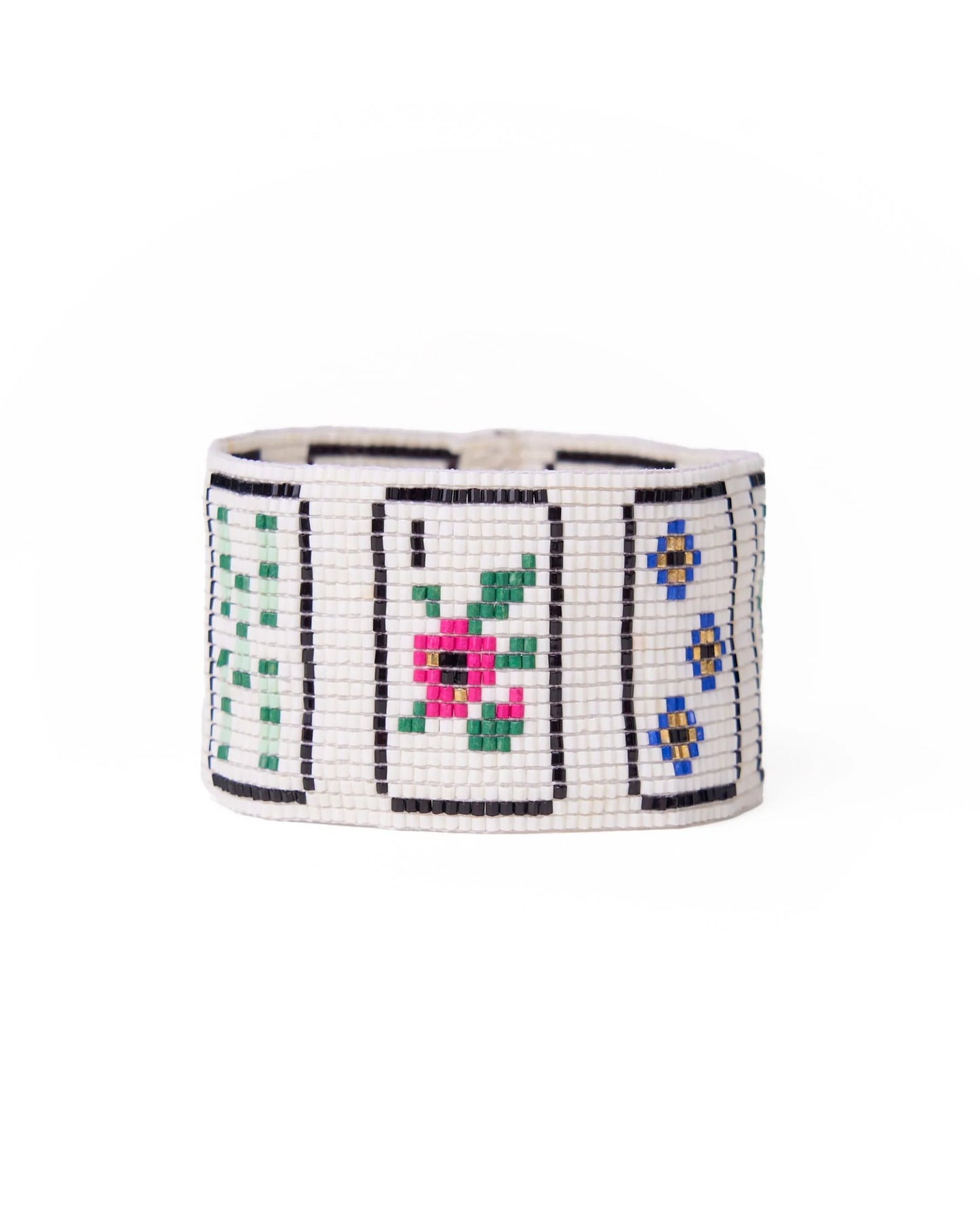 Ink + Alloy Brooklyn Stretch Mahjong Bracelet
