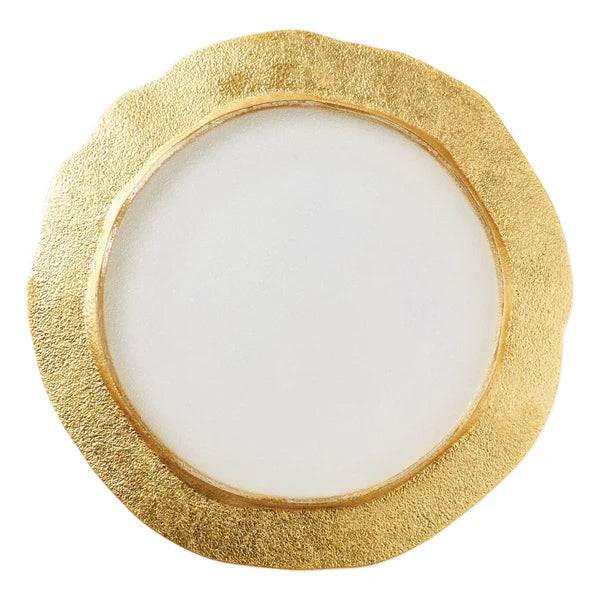 Vietri Rufolo Gold Organic Charger
