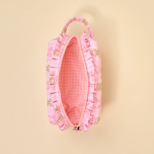The Darling Effect Essentials Quilted Cosmetic Bag