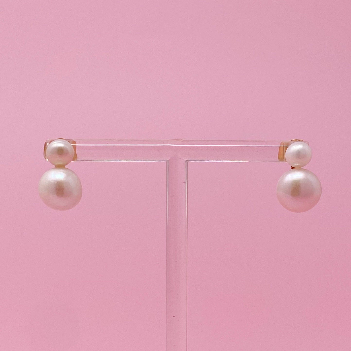 Ellison+Young - Classic Double Pearl Earrings