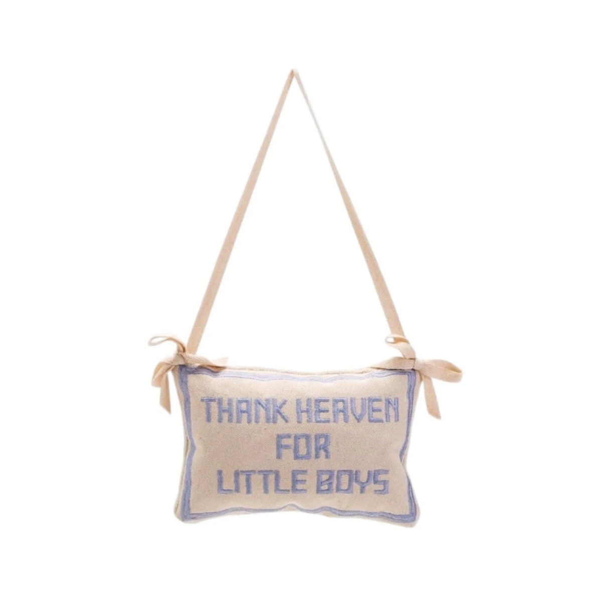 Thank Heaven for Little Boys Pillow