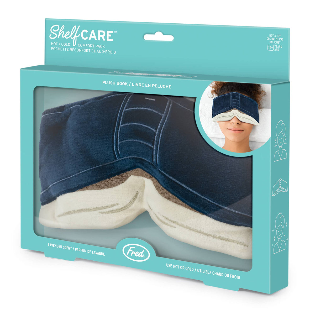 Fred & Friends - SHELF CARE Book Hot & Cold Eye Pillow