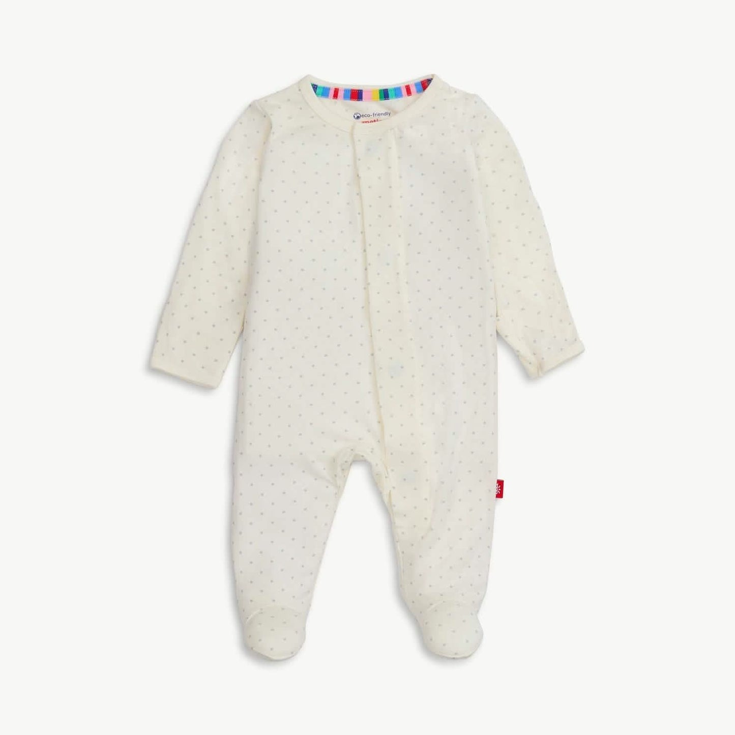 Magnetic Me Pin Dot Cream Footie
