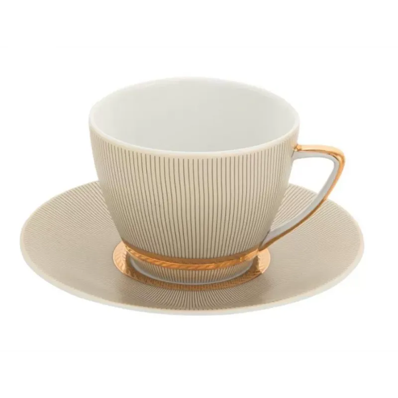 Philippe Deshoulieres "Pharaon" Tea Cup & Saucer