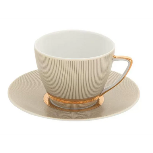 Philippe Deshoulieres "Pharaon" Tea Cup & Saucer