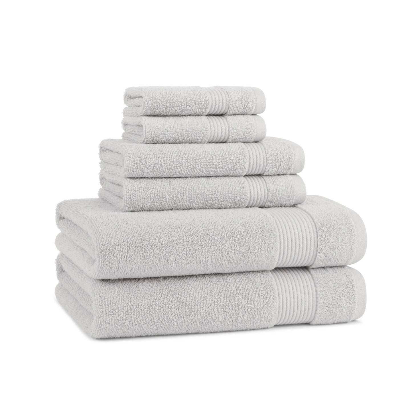 Arkwright Home - Host & Home 6-Piece Bath Towel Set, Color options