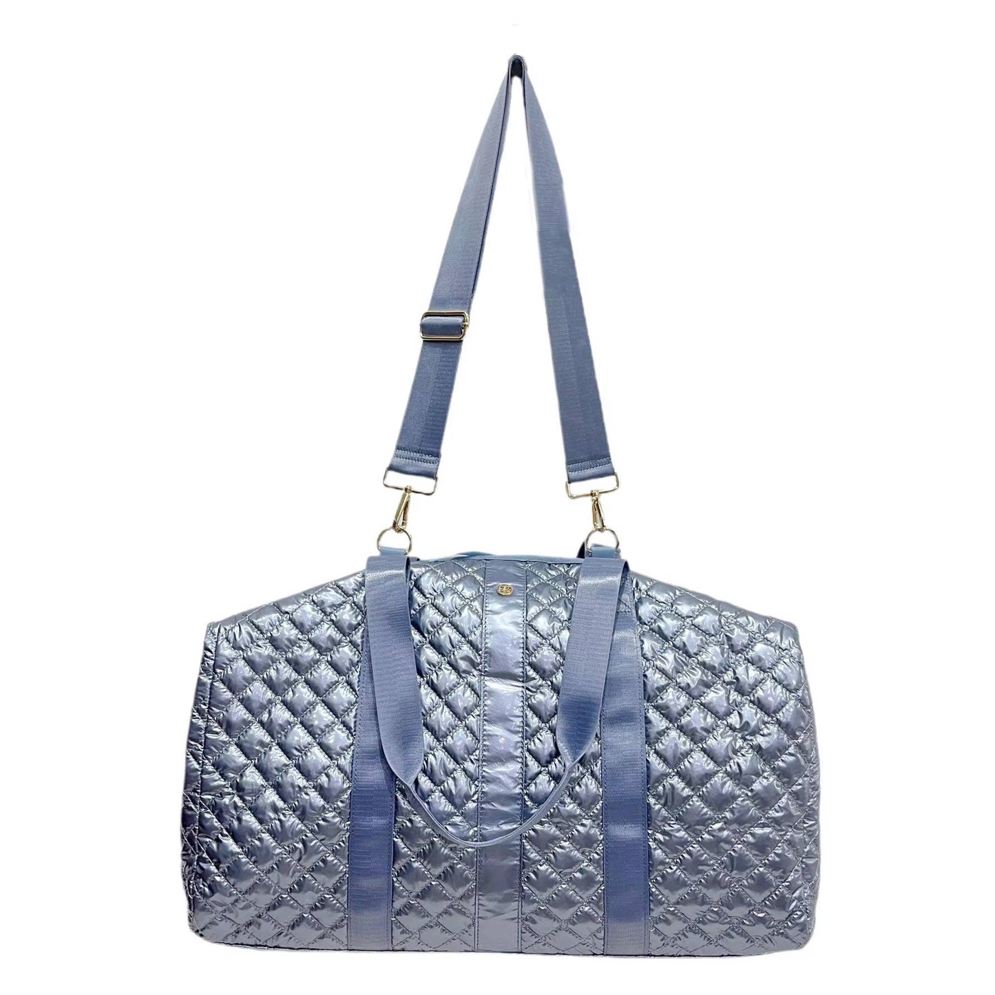 Lemonbella - Lemonbella Ice Blue Diamond Weekender Duffle Travel Bag