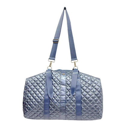 Lemonbella - Lemonbella Ice Blue Diamond Weekender Duffle Travel Bag
