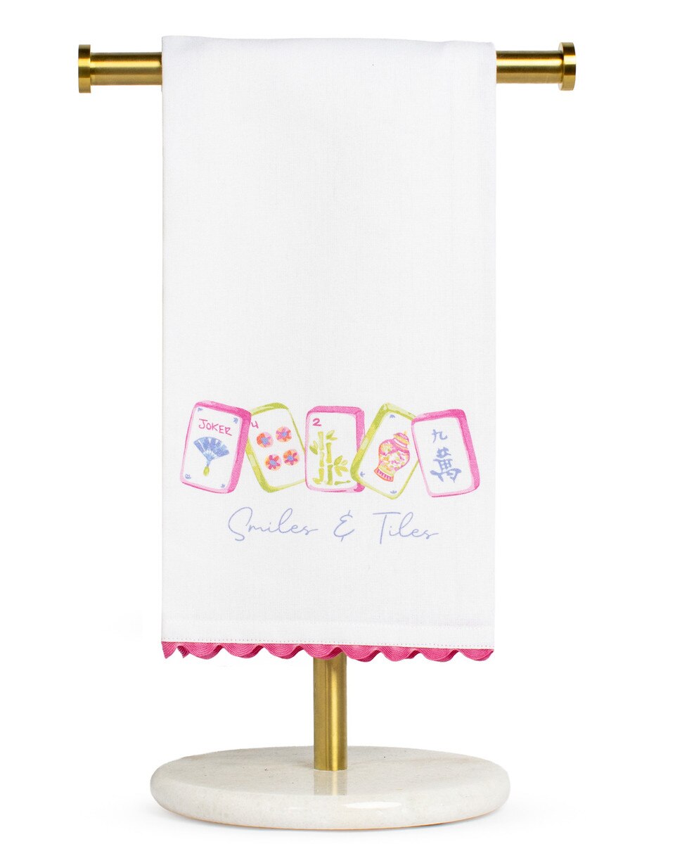 The Royal Standard Smiles and Tiles Hand Towel