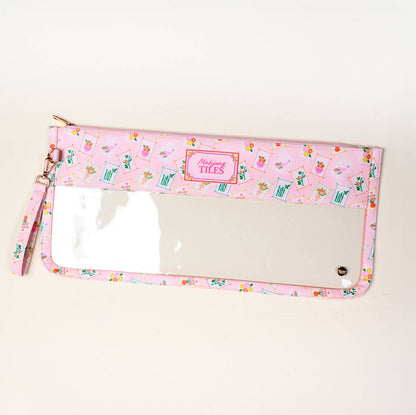 The Darling Effect - Mahjong Tile Keeper Pouch–It's Mahj Time Pink