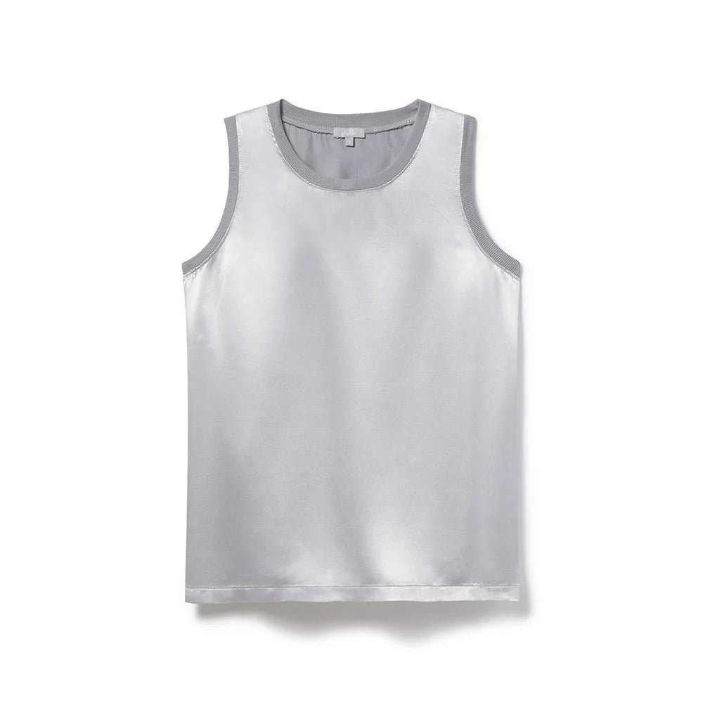 PJ Harlow - Alexa Satin Crew Neck Tank