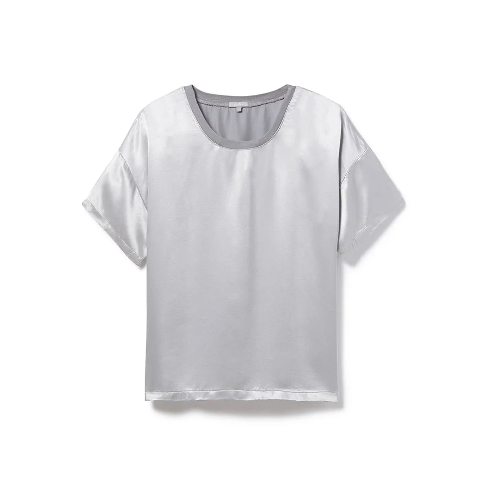 PJ Harlow - Kennedy Satin Crew Neck Tee