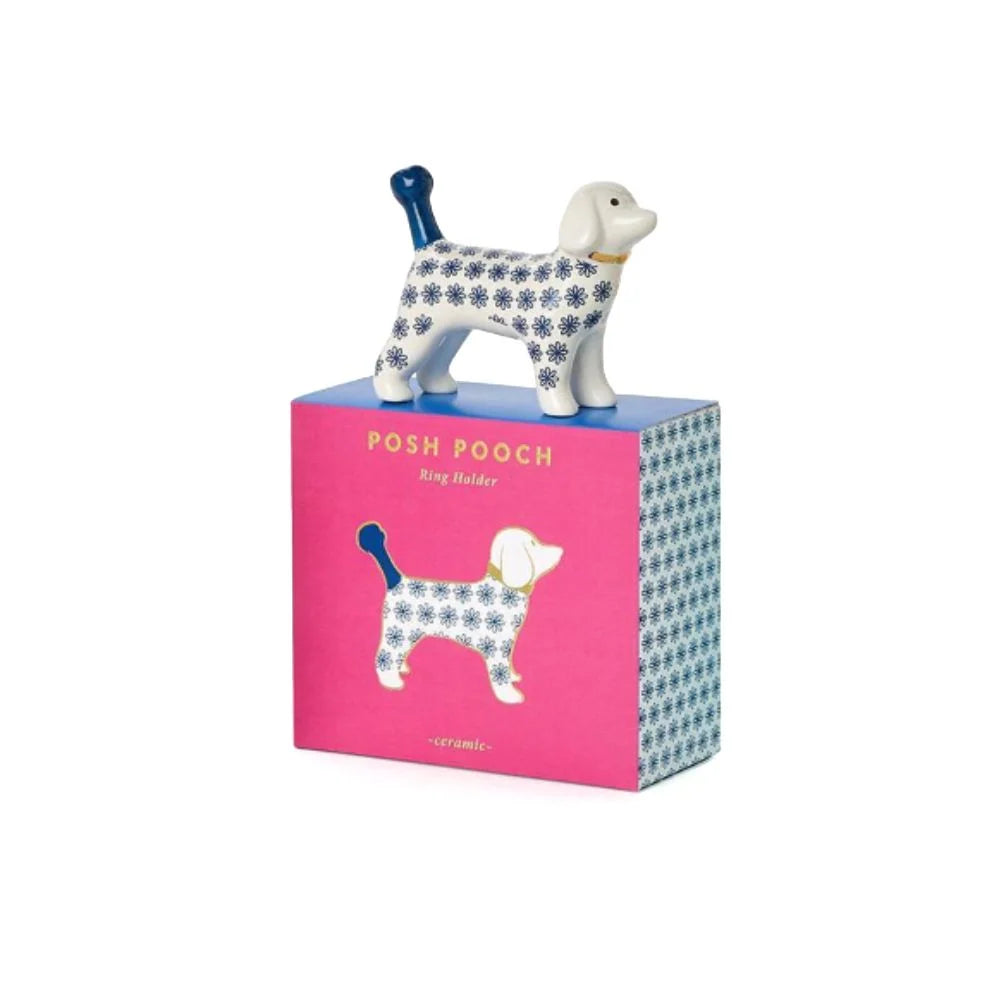 Ceramic "Posh Pooch" Ring Holder