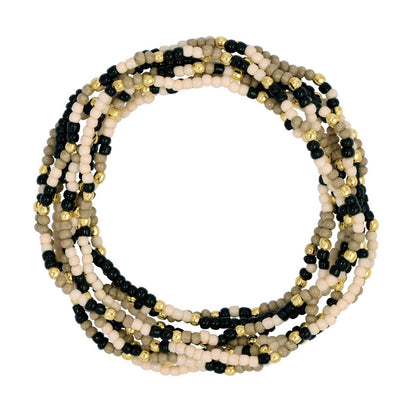 Splendid Iris - Assorted 2mm Stretch Seed Bead Bracelets