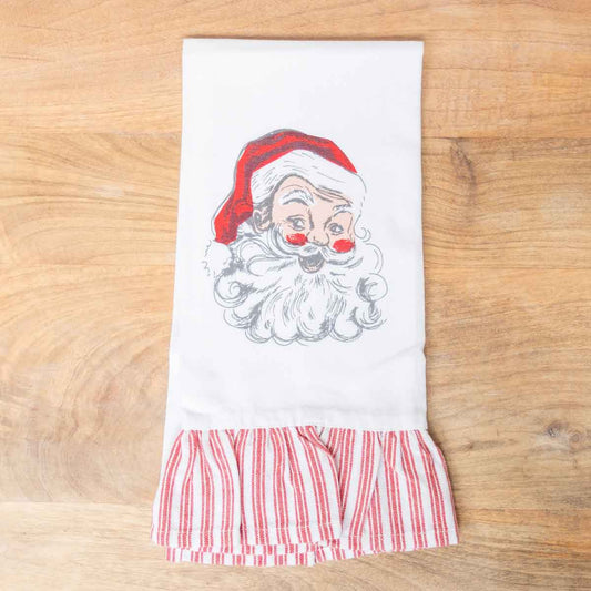 The Royal Standard Santa Ruffle Hand Towel