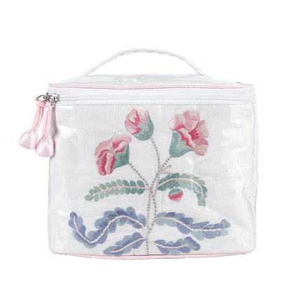 Lenora Pink Carnation Train Case