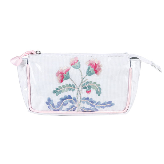 Lenora Pink Carnation Small Makeup Bag
