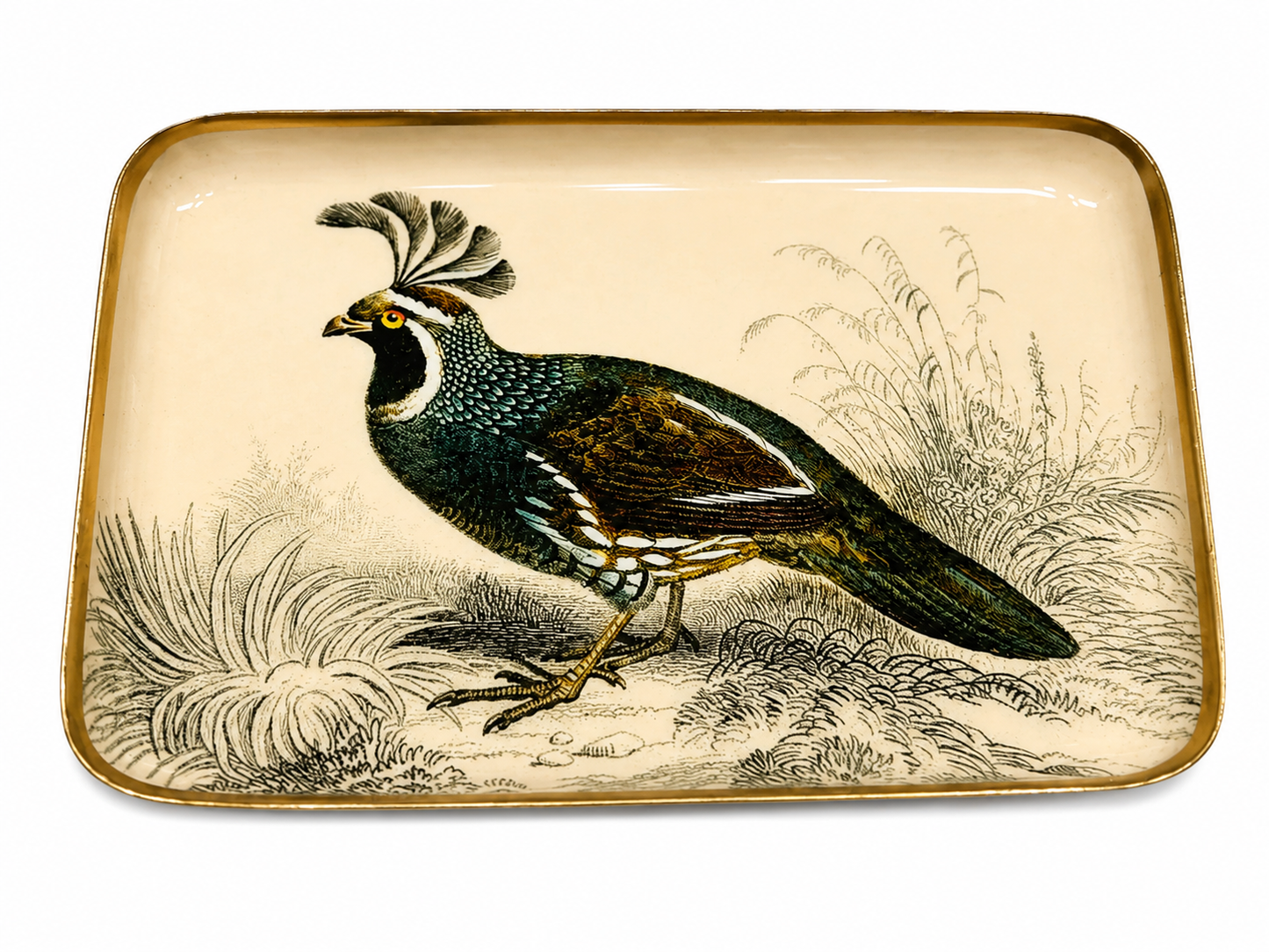 Two's Company Small Pheasant Metal Trays