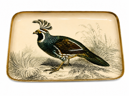 Two's Company Small Pheasant Metal Trays