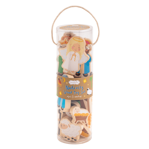 Mudpie Nativity Wood Toy Set