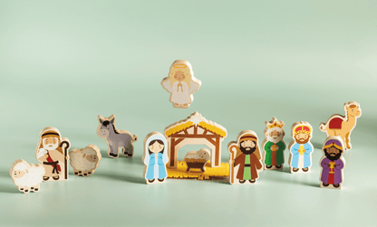 Mudpie Nativity Wood Toy Set