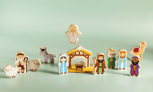 Mudpie Nativity Wood Toy Set