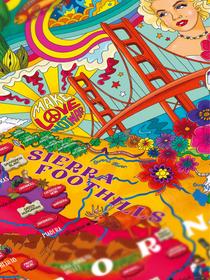 Water & Wines US - California Wine Puzzle
