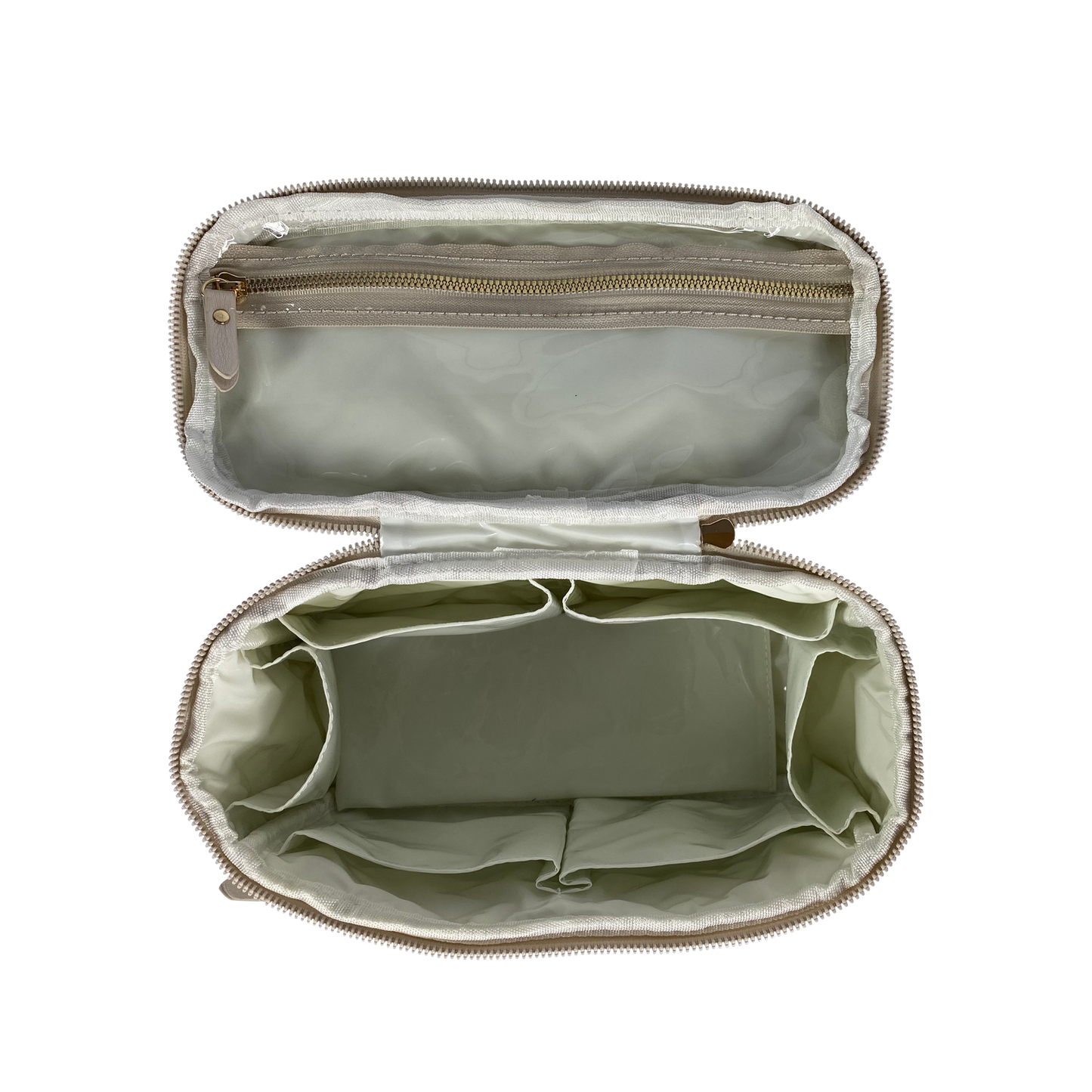 PurseN (new) - Classic Train Case - Pearl Quilted