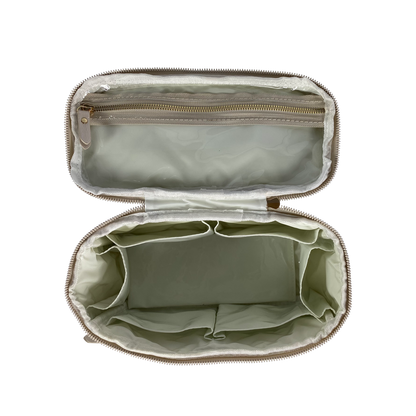 PurseN (new) - Classic Train Case - Pearl Quilted