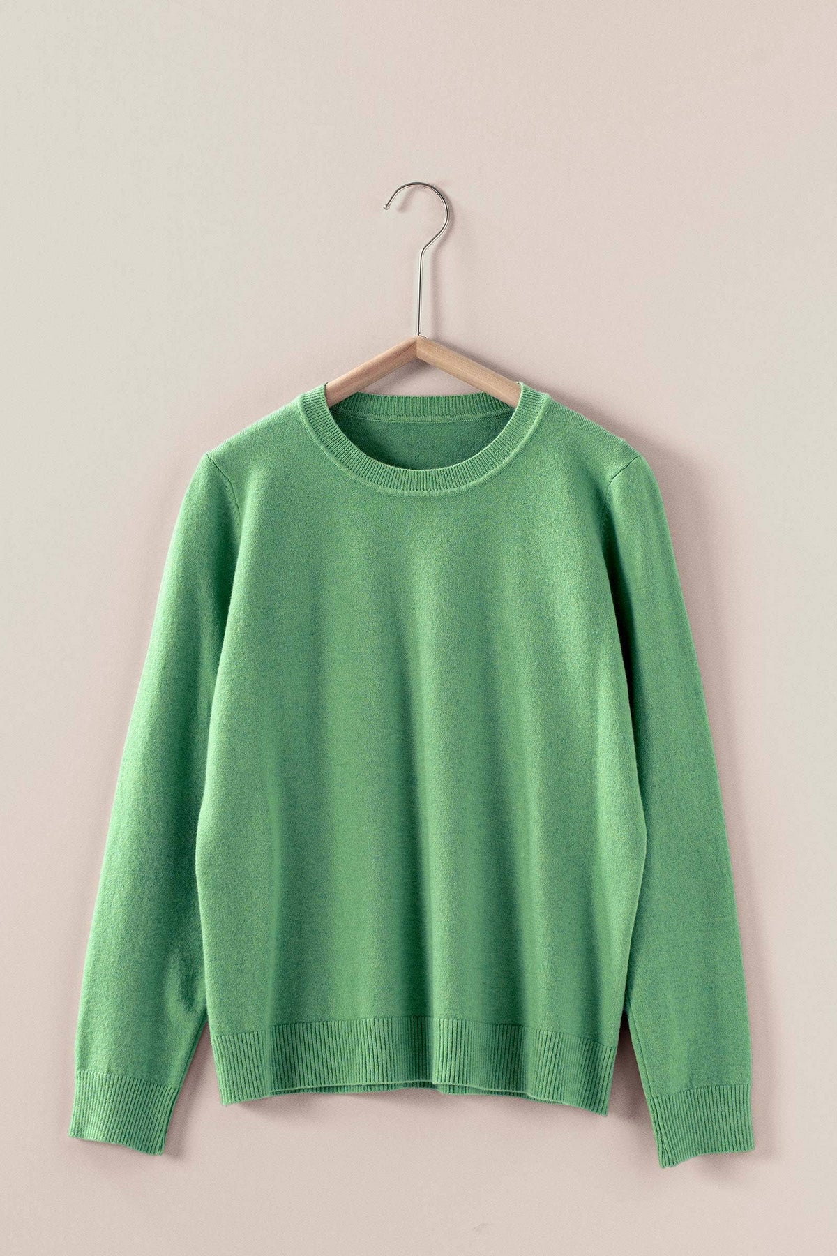 Urban Daizy - Soft Viscose Blend Crewneck Knit Pullover