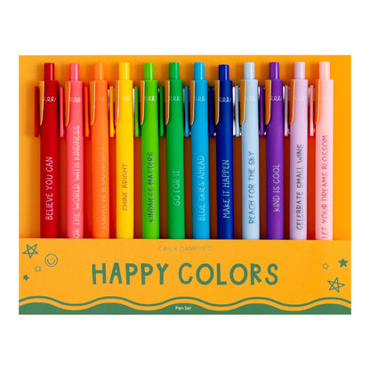 Callie Danielle - Happy Colors Crayon-Inspired Affirmations Pen Set of 12