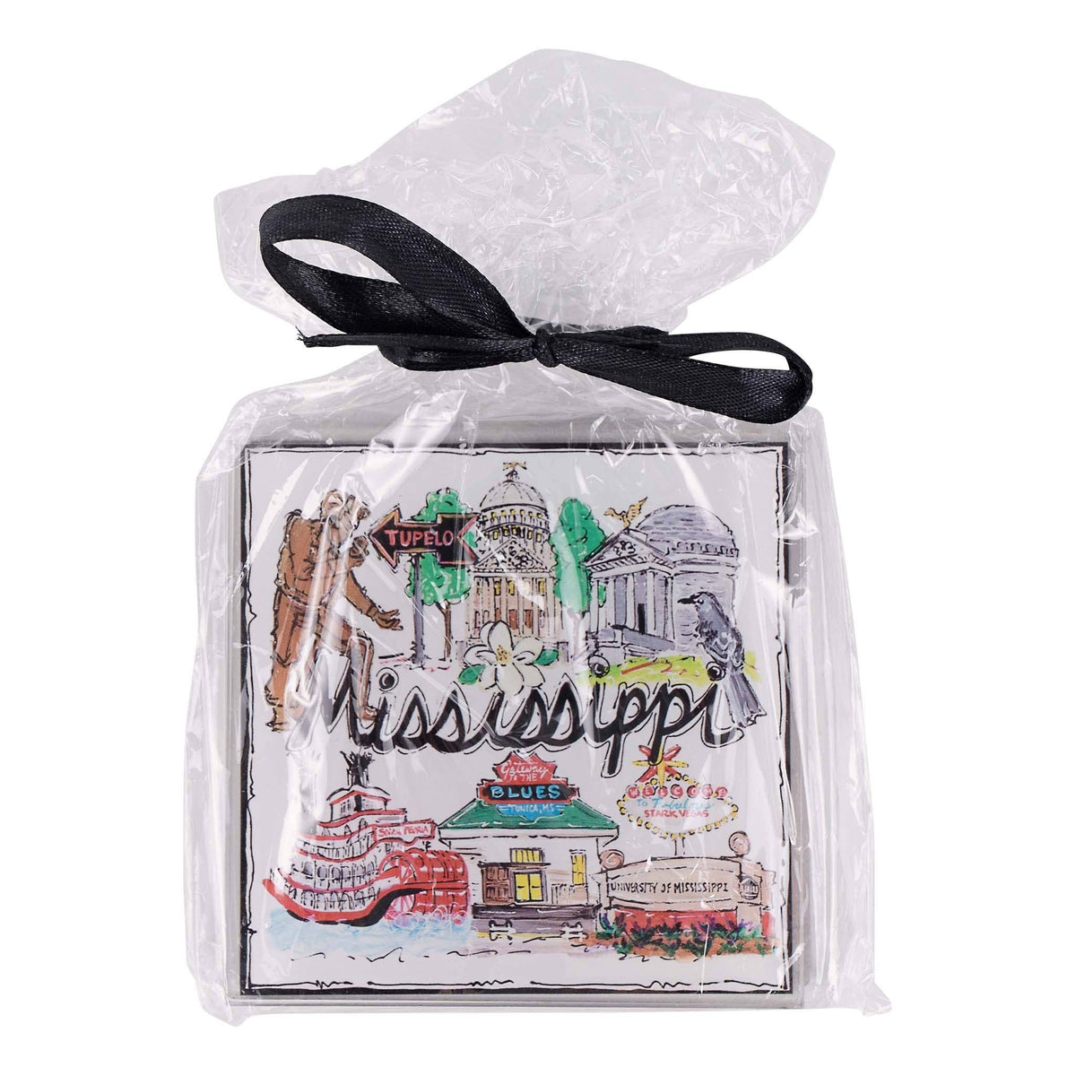 Glory Haus - State of Mississippi Icon Acrylic Coaster Set/4