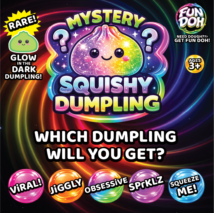 Novelty Brands - Fun Doh Mystery Dumpling Squishies