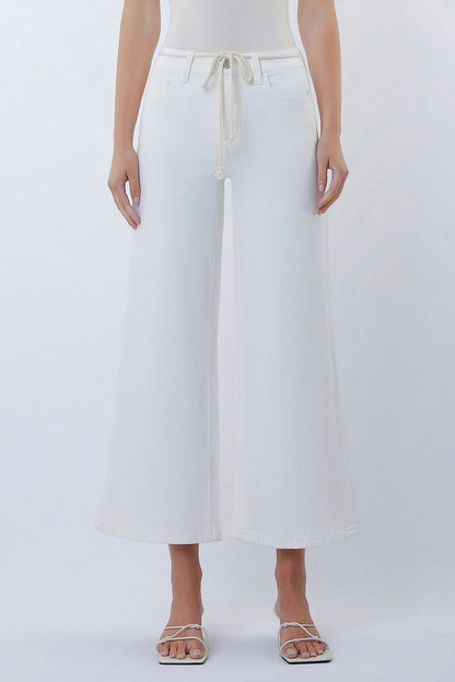 Vervet High Rise Crop Wide Leg with Drawstring