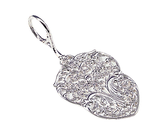 Elegance Victorian Tart Server with ornate leaf-shaped bowl and decorative silver handle