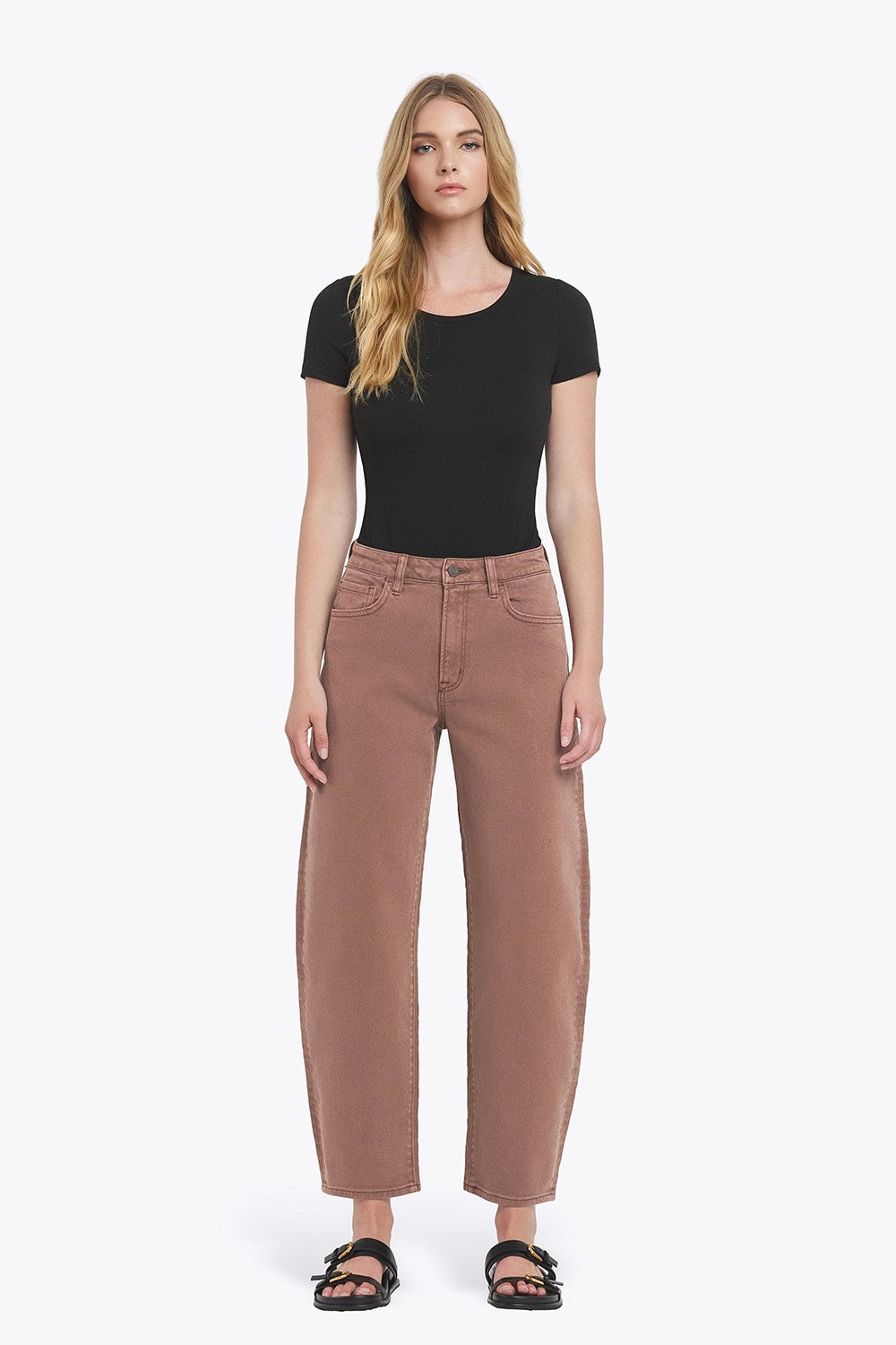 Vervet Super High Rise Slim Barrel Leg Jeans