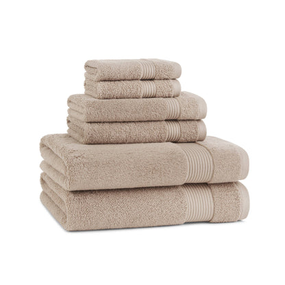 Arkwright Home - Host & Home 6-Piece Bath Towel Set, Color options