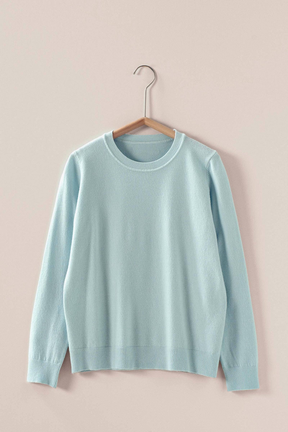 Urban Daizy - Soft Viscose Blend Crewneck Knit Pullover