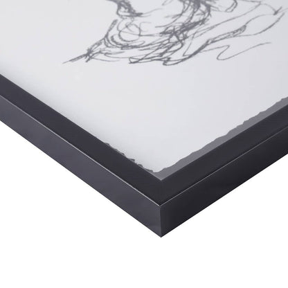 Olliix - Feminine Figure Sketch Wall Decor Framed Art 2-PIece Set
