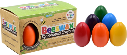 Peter Pauper Press - Studio Series Junior Beeswax Egg-Shaped Crayons