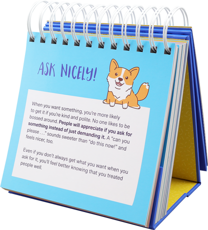 Peter Pauper Press - Everyday Manners and Social Skills - A Flip Book For Kids