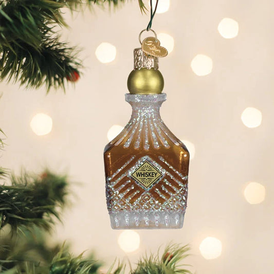 Old World Christmas Whiskey Bottle Decanter Ornament